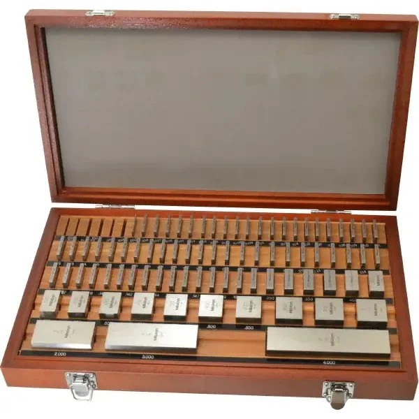 Mitutoyo 516-201-26 Series 516 Gage Block Set, 00, Steel, 81 pcs