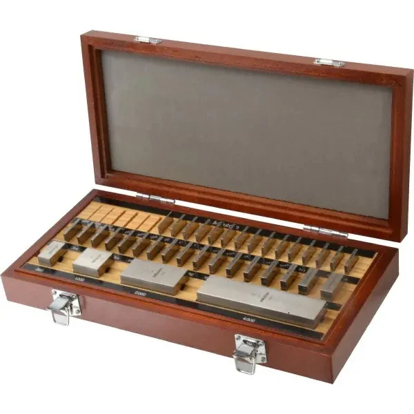 Mitutoyo 516-223-26 Series 516 Gage Block Set, AS-1, Steel, 36 pcs