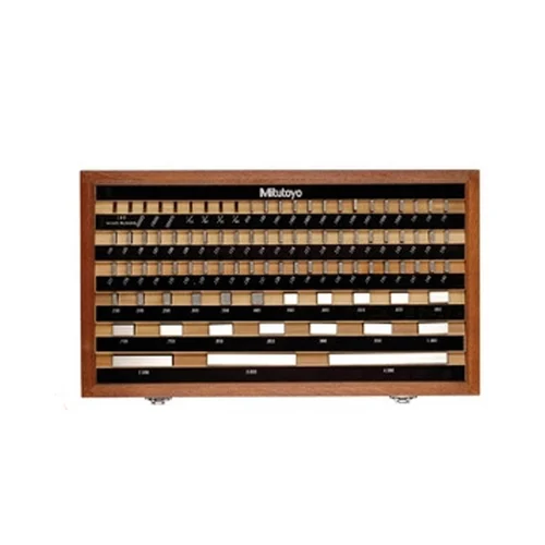 Mitutoyo 516-303-26 Series 516 Gage Block Set, AS-1, Ceramic, 81 pcs