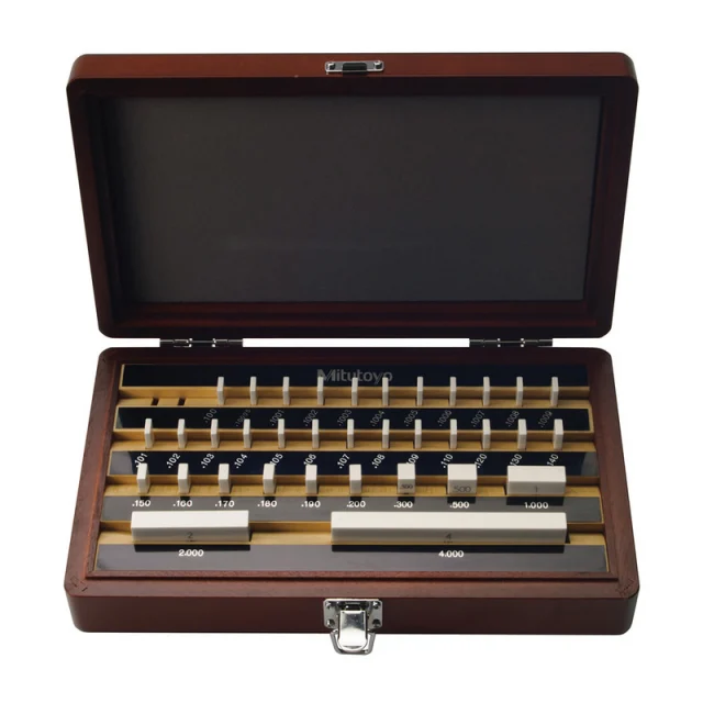 Mitutoyo 516-315-26 Series 516 Gage Block Set, AS-1, Ceramic, 35 pcs