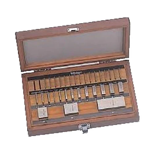 Mitutoyo 516-418-26 Series 516 Gage Block Set, 0, Steel, 28 pcs