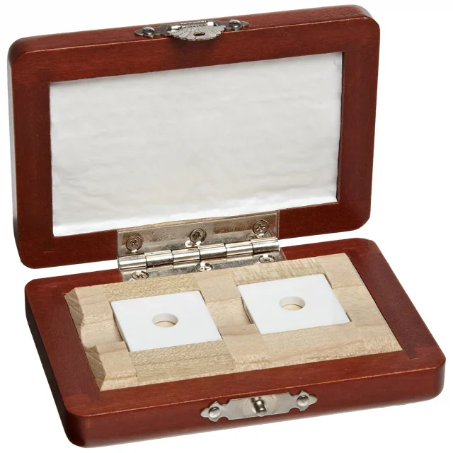 Mitutoyo 516-845-26 Series 516 Square Gage Block, AS-1, Ceramic, 2pcs