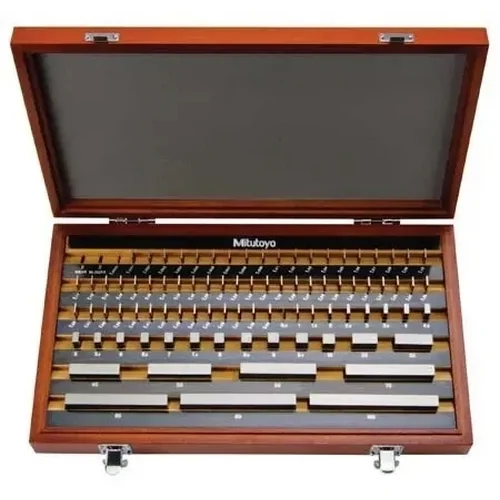 Mitutoyo 516-948-26 87Pcs mm Rectangular Steel AS-2 Gage Block Set
