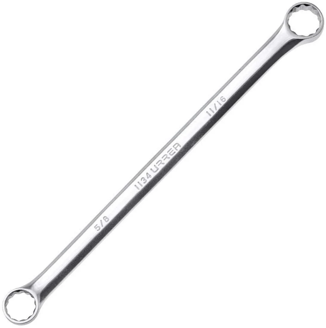 URREA 15 Degree Box-End Wrench 11 x13 mm,12 Point, 1054M