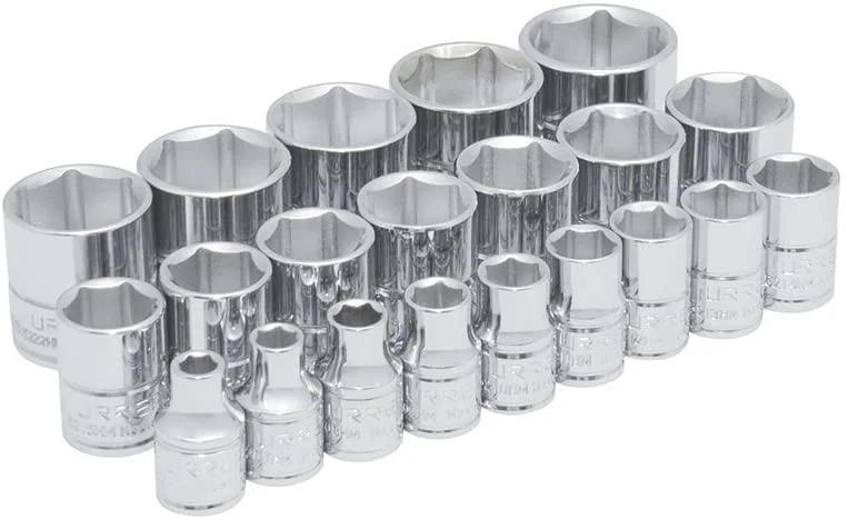 3/8" Drive 6-Point Socket 21 Pieces Set 52211