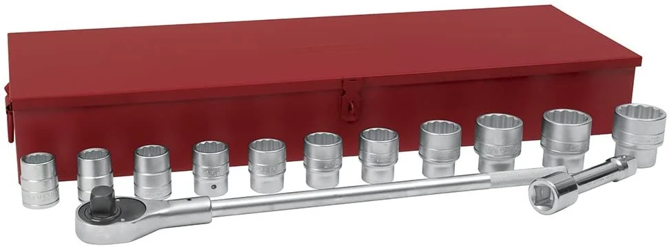1" Drive Socket 14 Pieces Set With Accessories 57100