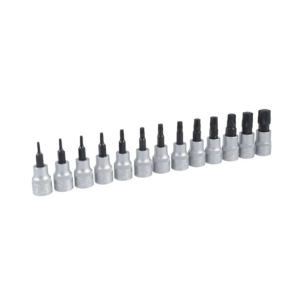 3/8" Drive 5-Star Tamper-Proof Torx Bit 13 Pieces Set 5239S