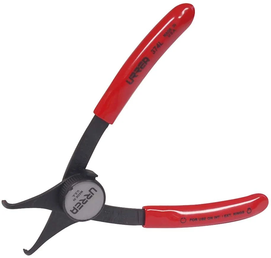 6 Inch 90 Degree Angle Easy-change Convertible Retaining Ring Pliers 374L