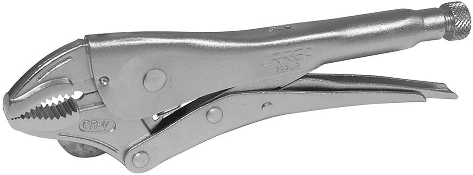 5 Inch Curved Jaw With Wire Cutter Industrial Grade Locking Plier 293WR