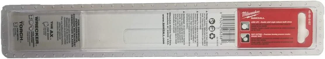 Milwaukee 9-Inch, 14 Teeth per Inch, Sawzall Blades, 5-Pack
