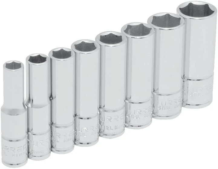 1/4" Drive 6-Point Socket 8 Pieces Set 47102