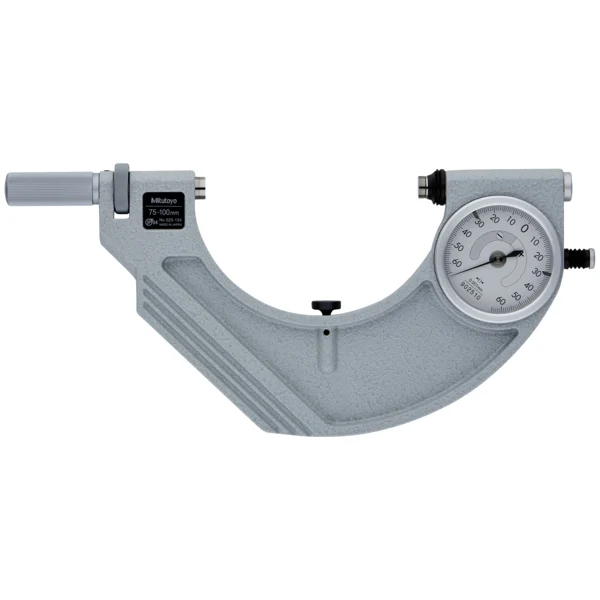 Mitutoyo 523-124 Series 523 Dial Snap Meter, 75-100mm