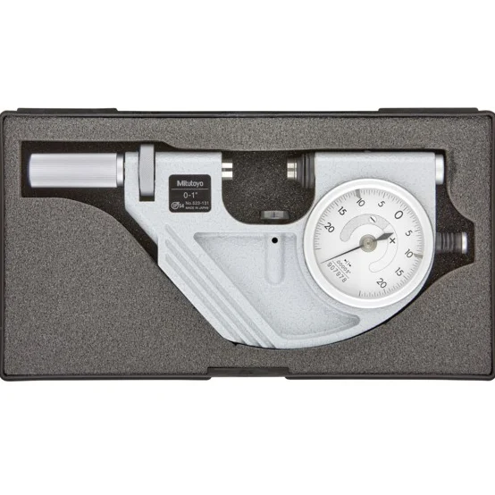 Mitutoyo 523-131 Dial Snap Meter, 0-1"