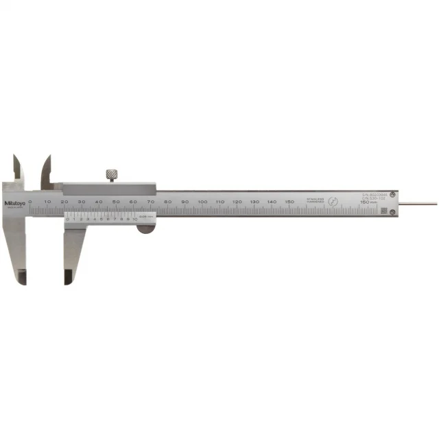 Mitutoyo 530-102 530 Vernier Scale Caliper, 0-150mm