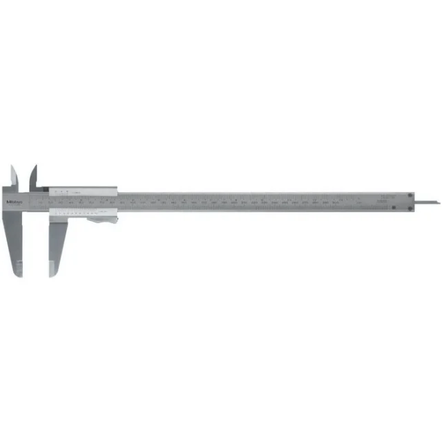 Mitutoyo 531-109 Vernier Scale Thumb Clamp Caliper, 0-300mm/0-12"/0.08