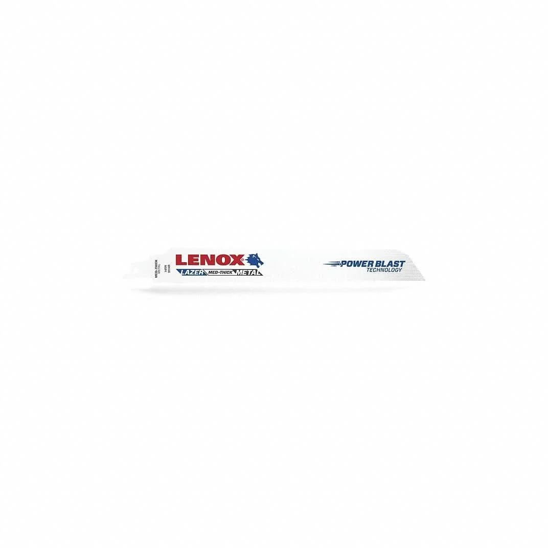 Lenox 20179B9114R LAZER B9114R Bi-Metal Reciprocating Saw Blades, 9-inch, 14 TPI, 25-Pack