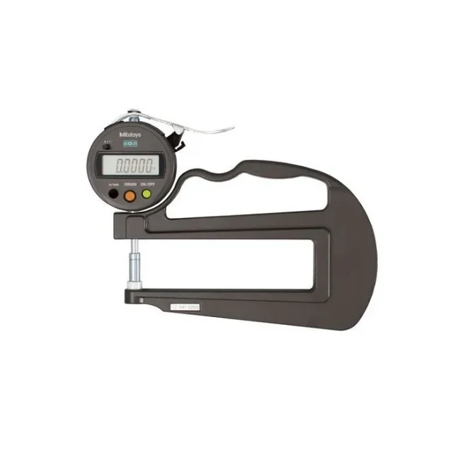 Mitutoyo 547-520SCAL Flat Anvil Thickness Calibrated Gage, 0-0.47"/0-12mm