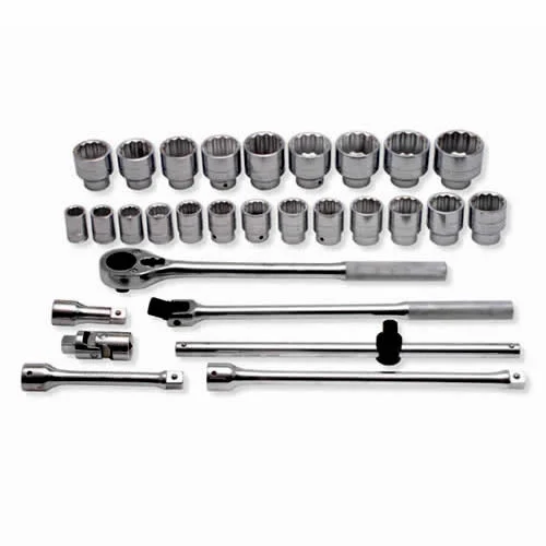 3/4in. dr. 12pt. 7/8in-2-3/8in. socket set