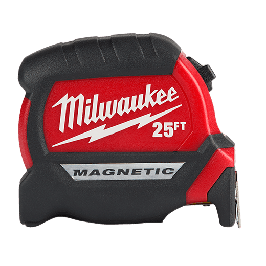 25Ft Compact Magnetic Tape Measure