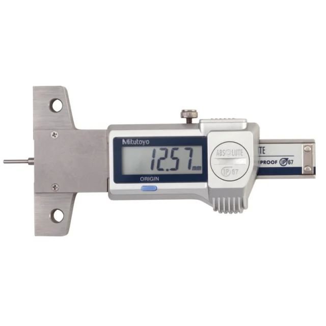 Mitutoyo 571-200-20 Absolute Digimatic Depth Gage, Metric, Inch