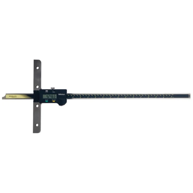 Mitutoyo 571-214-10 Absolute Digimatic Depth Gage, 0-450 mm / 0-18"