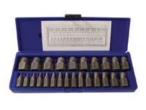 Hanson Multi-Spline Screw Extractor Set - 25 Pc. IRW53227