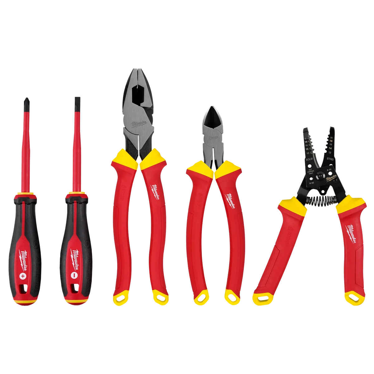 5 PC 1000V Insulated Hand Tool Set