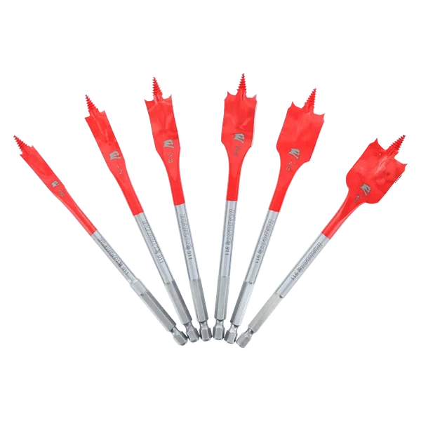 Spade Bit Set for Wood (6-pc)