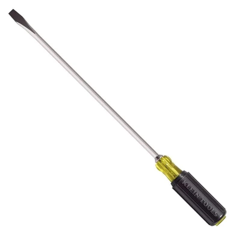 Klein 600-8 3/8" Keystone-Tip Screwdriver 8" Heavy-Duty Square-Shank