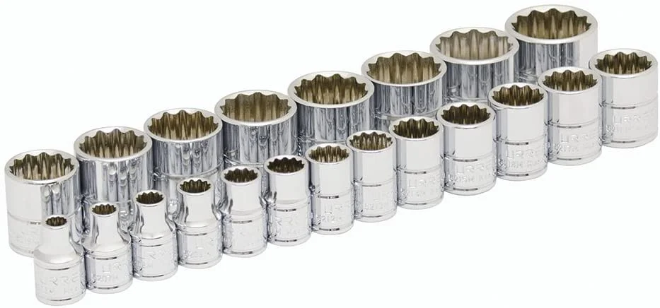 3/8" Drive 12-Point Socket 21 Pieces Set 52215