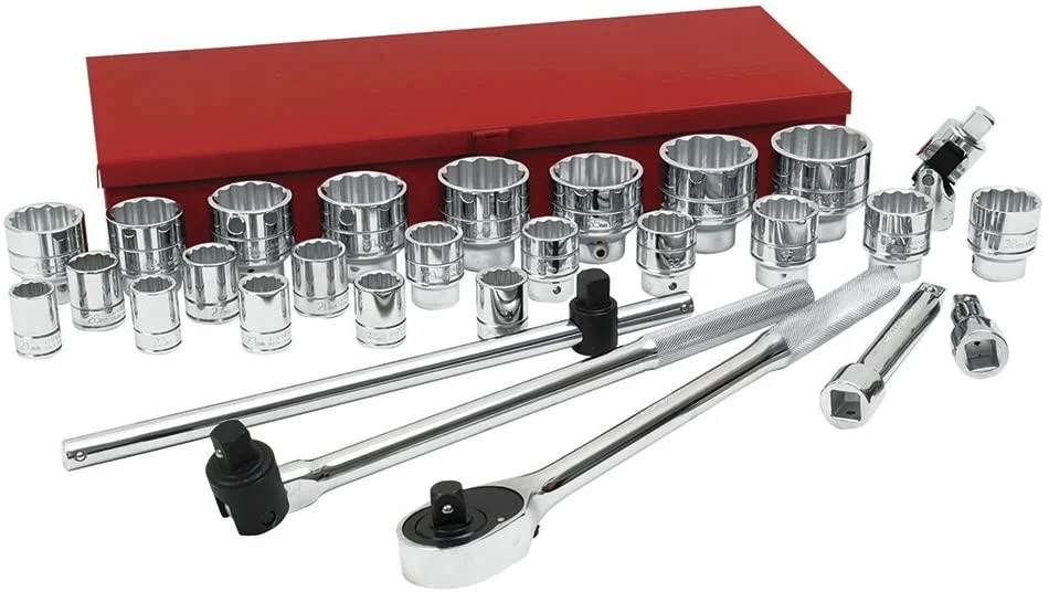 3/4" Drive Socket 29 Pieces Set With Accessories 55202