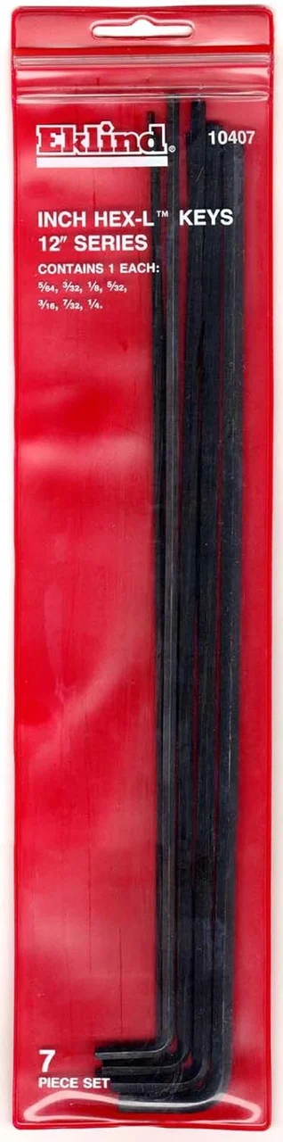 12" 7-PC. L-WRENCH KEX KEY SET 10407