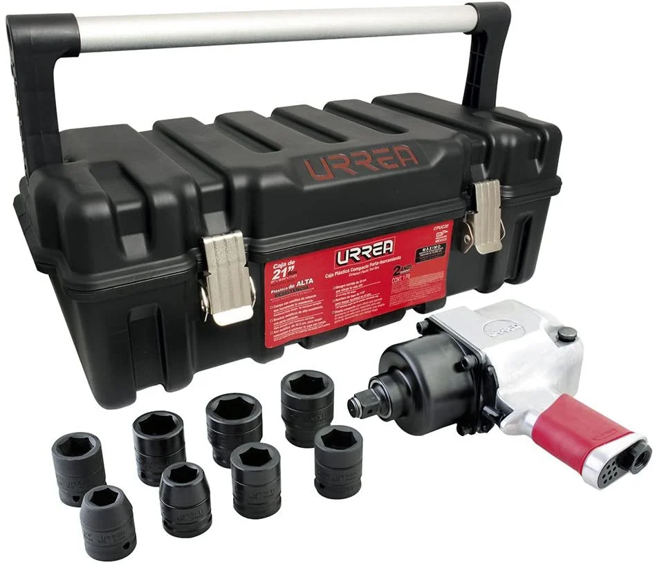 Twin Hammer 3/4" Drive Air Impact Wrench And Socket Set