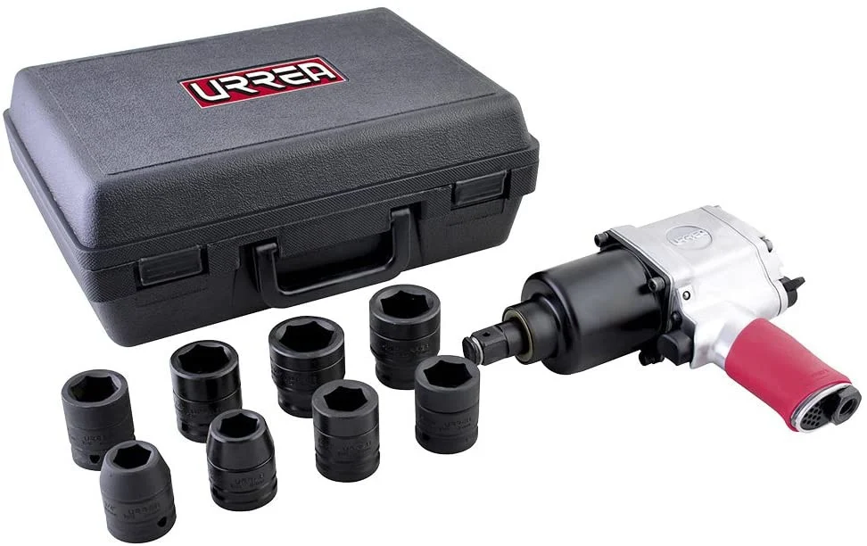 Twin Hammer 3/4" Drive Air Impact Wrench And Socket Set (metric) UP772HKM