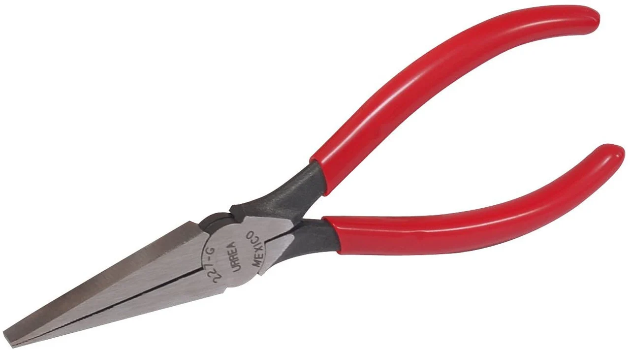 6-5/8 Inch Flat Long Nose, Non Cutting Heavy-duty Electrician Pliers 227G