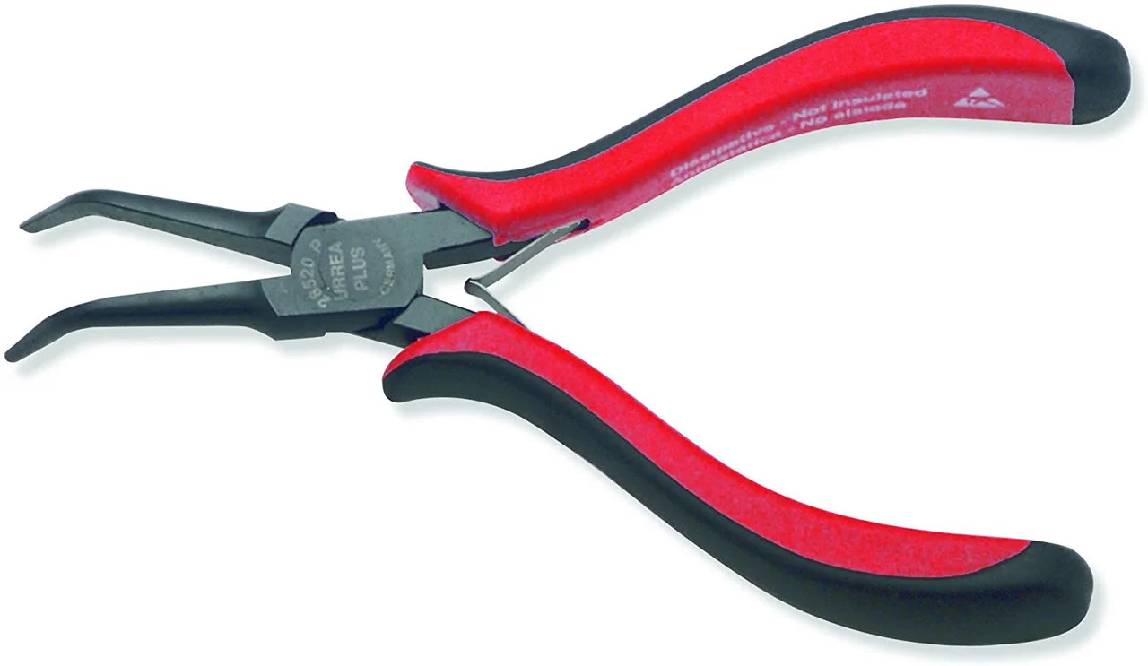 5-7/8 Inch 45ø Offset Long Nose Heavy-duty Electronics Pliers 28520P