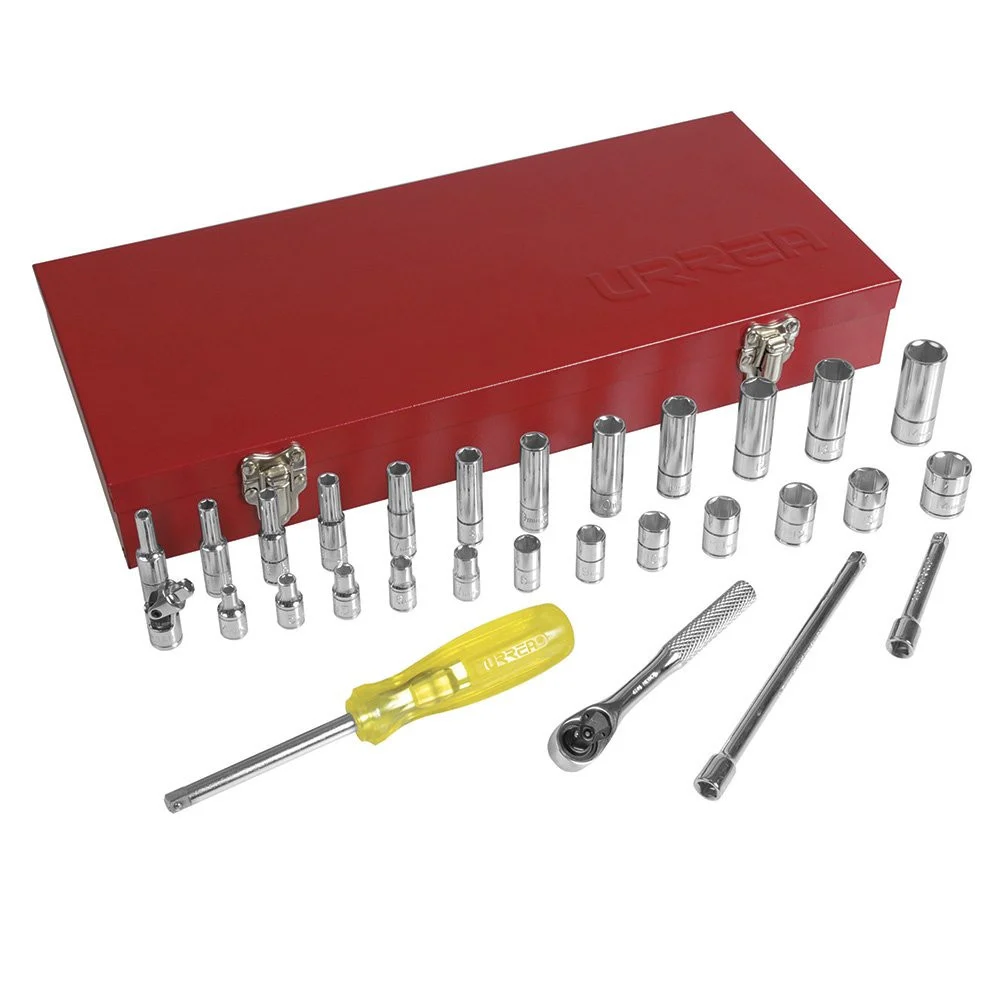 1/4" Drive Socket 30 Pieces Set With Accessories 47206