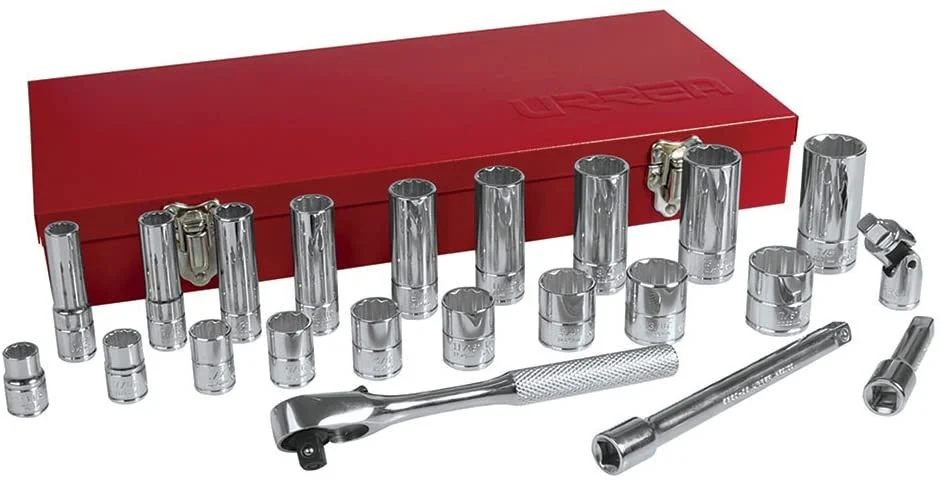 3/8" Drive Socket 23 Pieces Set With Accessories 52136