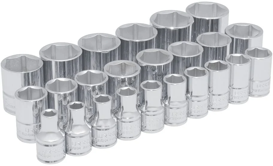 1/2" Drive 6-Point Sockets 24 Pieces Set 54209