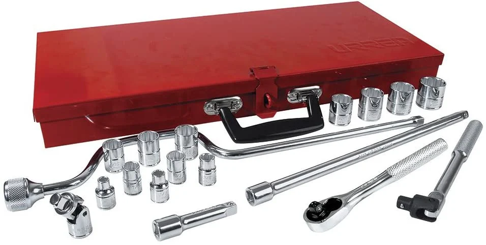 3/8" Drive Socket 19 Pieces Set With Accessories 5200AC