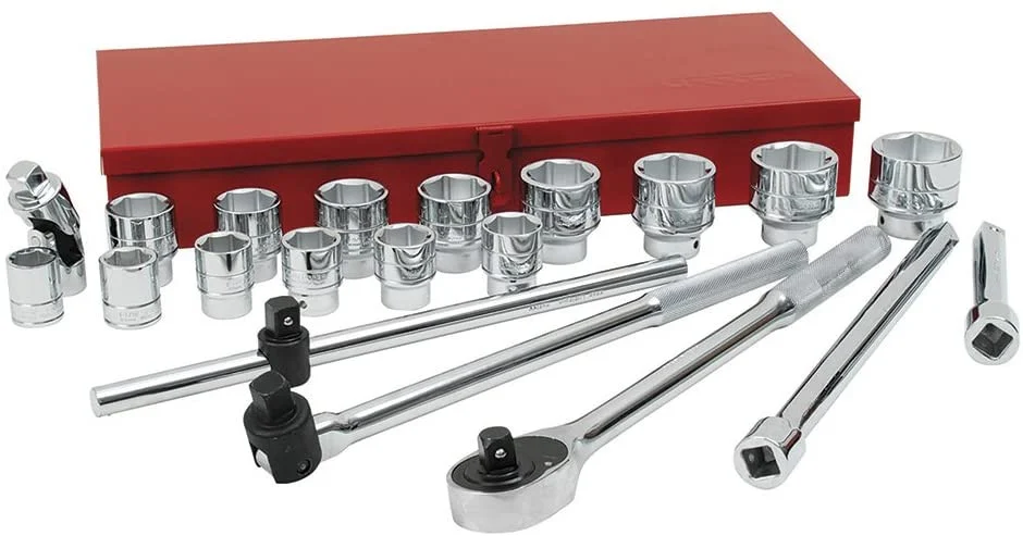 3/4" Drive Socket 21 Pieces Set With Accessories 55102H