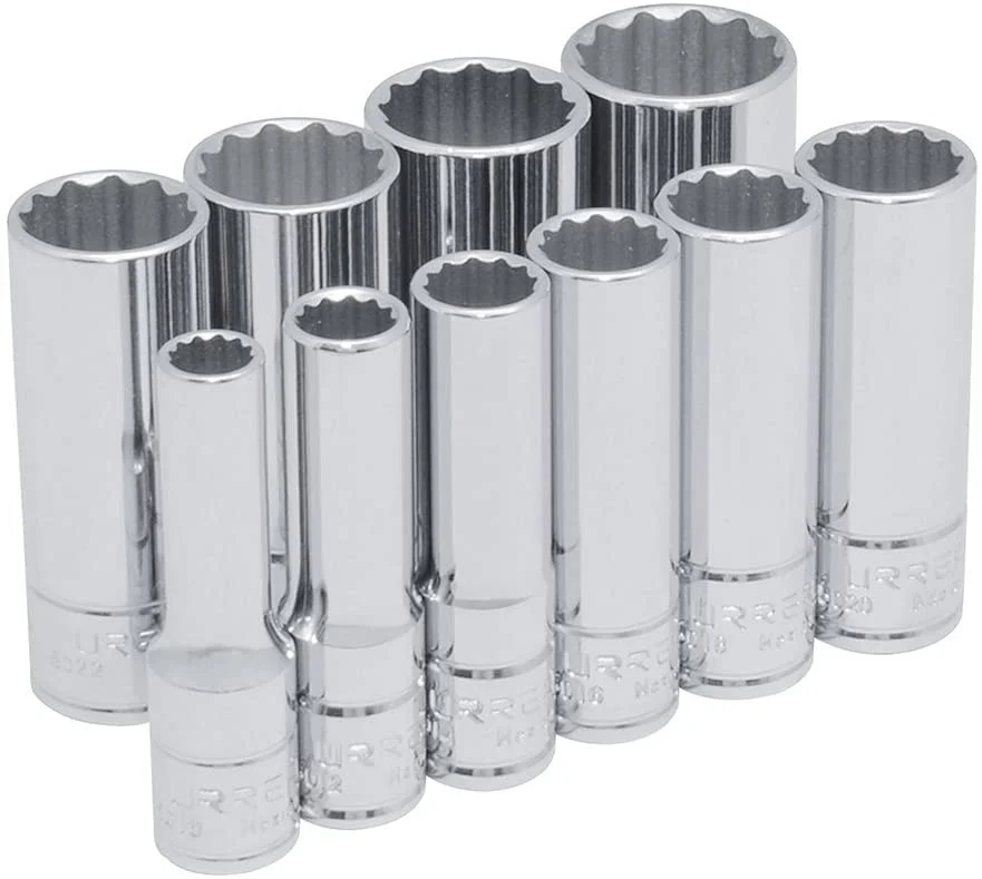 3/8" Drive 12-Point Socket 10 Pieces Set 52107