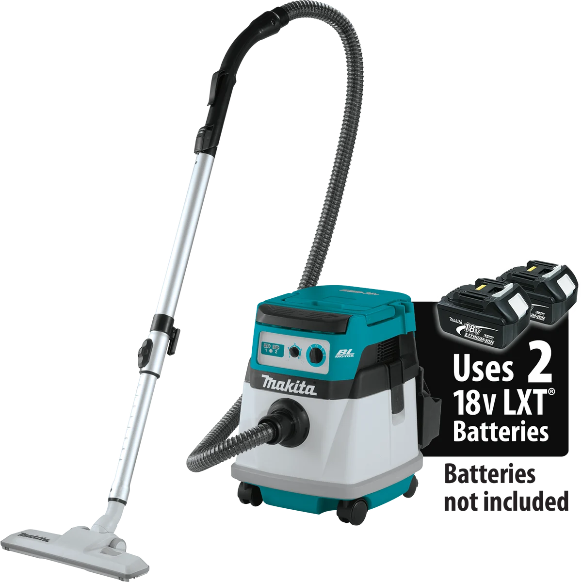 36V (18V X2) LXT® Brushless 4 Gallon Wet/Dry Dust Extractor/Vacuum, Tool Only