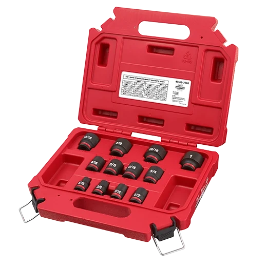 12PC SHOCKWAVE™ Impact Duty 3/8" Drive SAE Standard 6 Point Socket Set