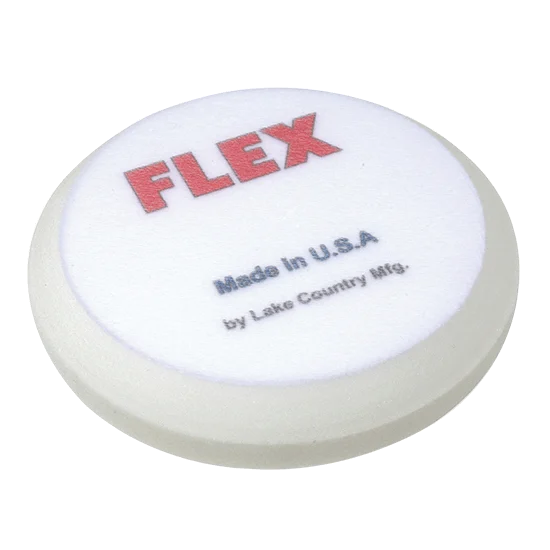6.5" White Foam Pad Medium