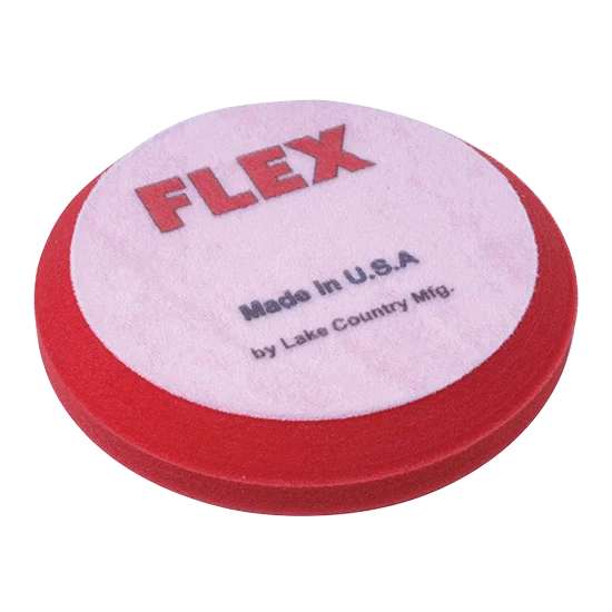 6.5" Red Foam Pad Finishing