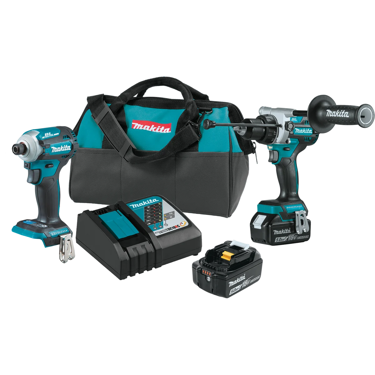18V LXT® Lithium‑Ion Brushless Cordless 2‑Pc. Combo Kit (5.0Ah)