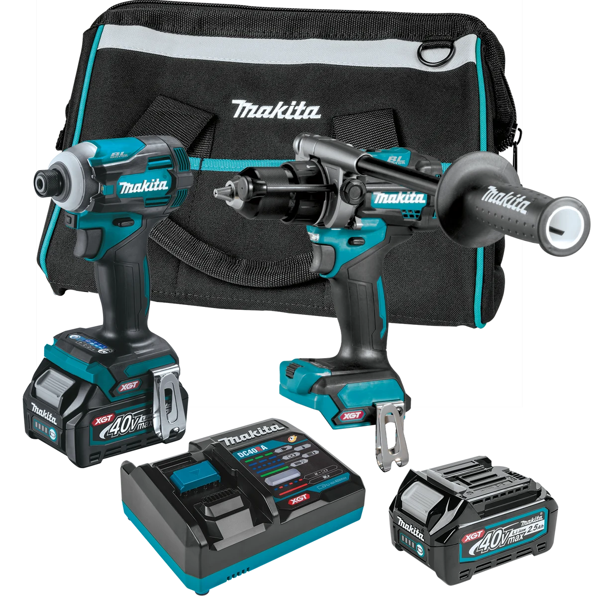 40V max XGT® Brushless Cordless 2‑Pc. Combo Kit (2.5Ah)