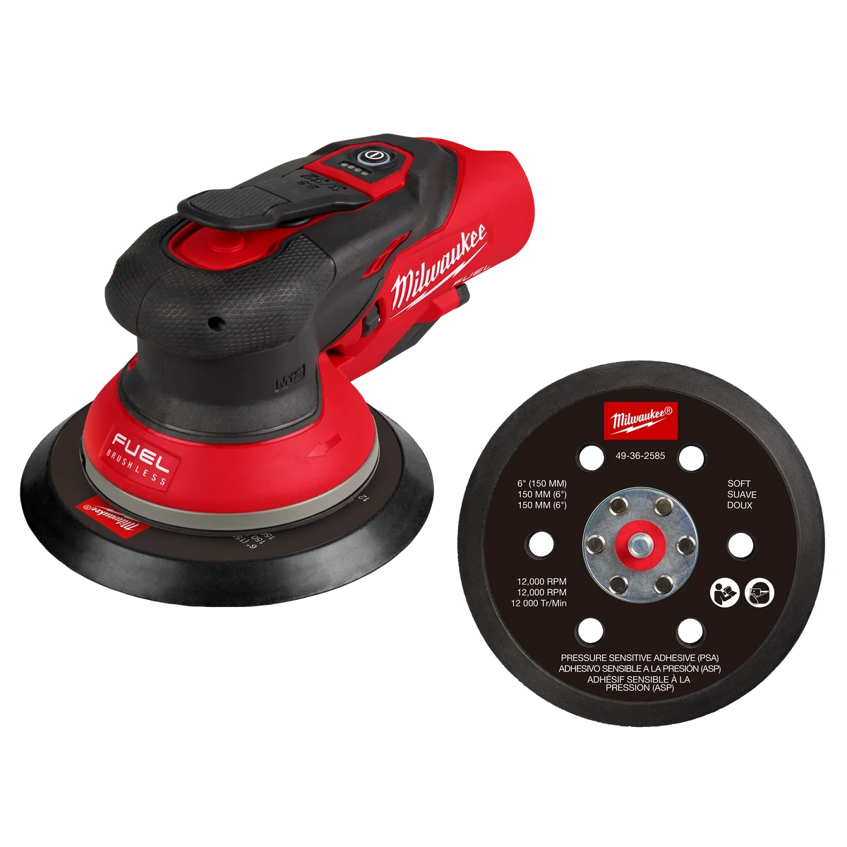 M12 FUEL™ 6" Random Orbital Sander (3/32")