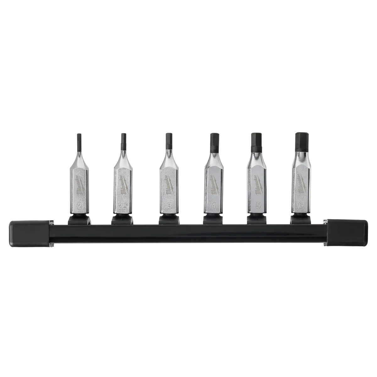 6pc 1/4" Drive Hex Bit Socket Set - Metric
